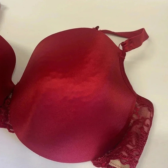 Cacique Red Lace Underwire Bra - Picture 2 of 7
